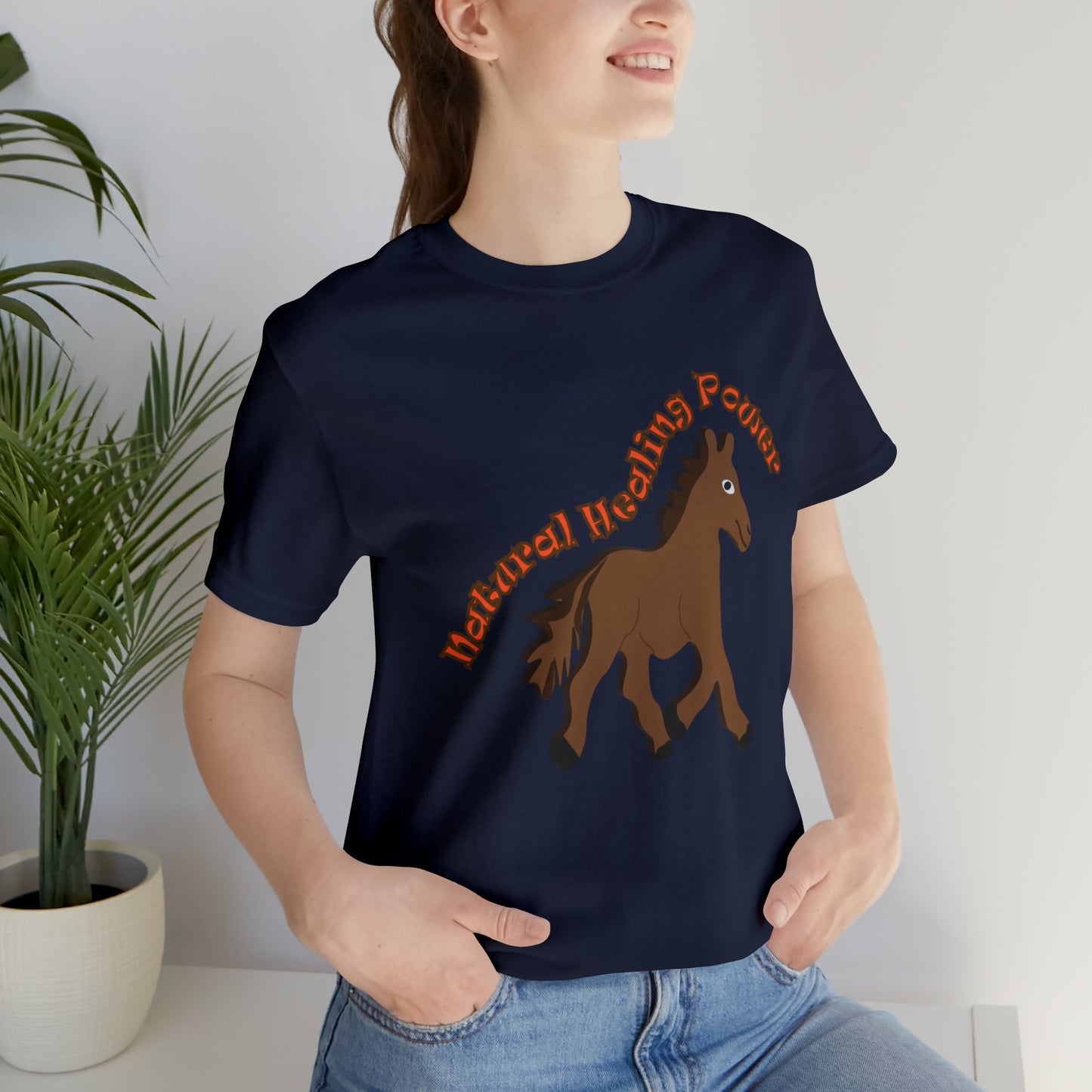 Unisex Jersey Short Sleeve- Horse Healing Power