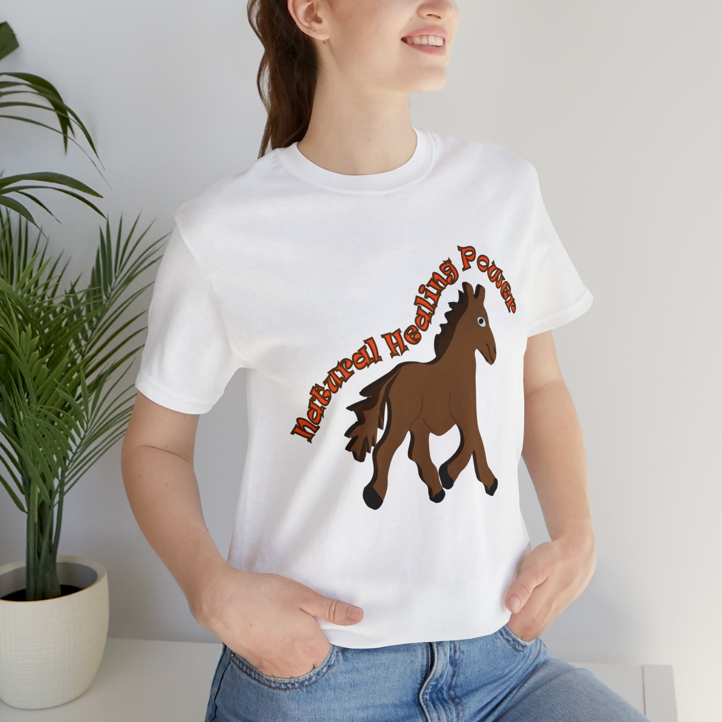 Unisex Jersey Short Sleeve- Horse Healing Power