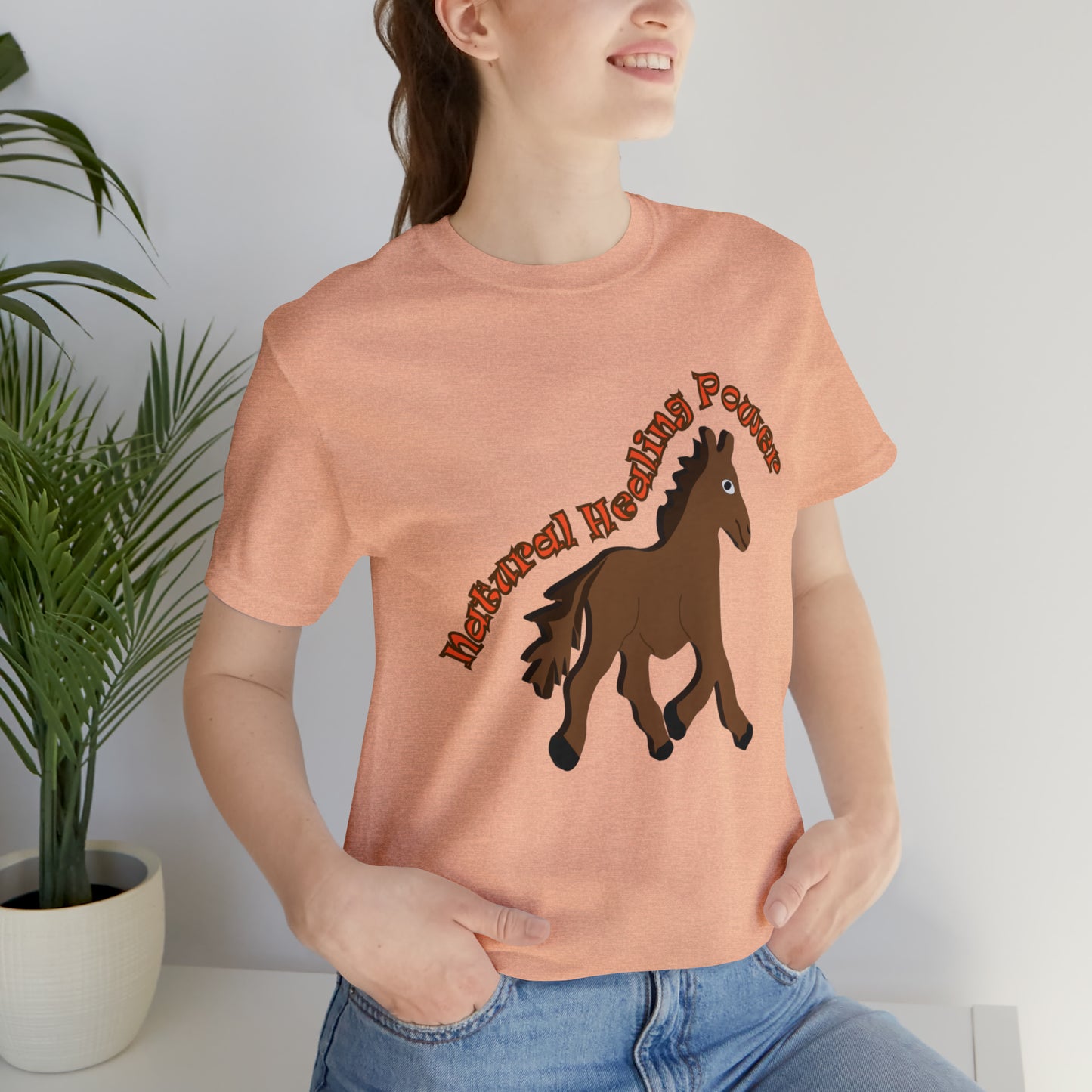 Unisex Jersey Short Sleeve- Horse Healing Power