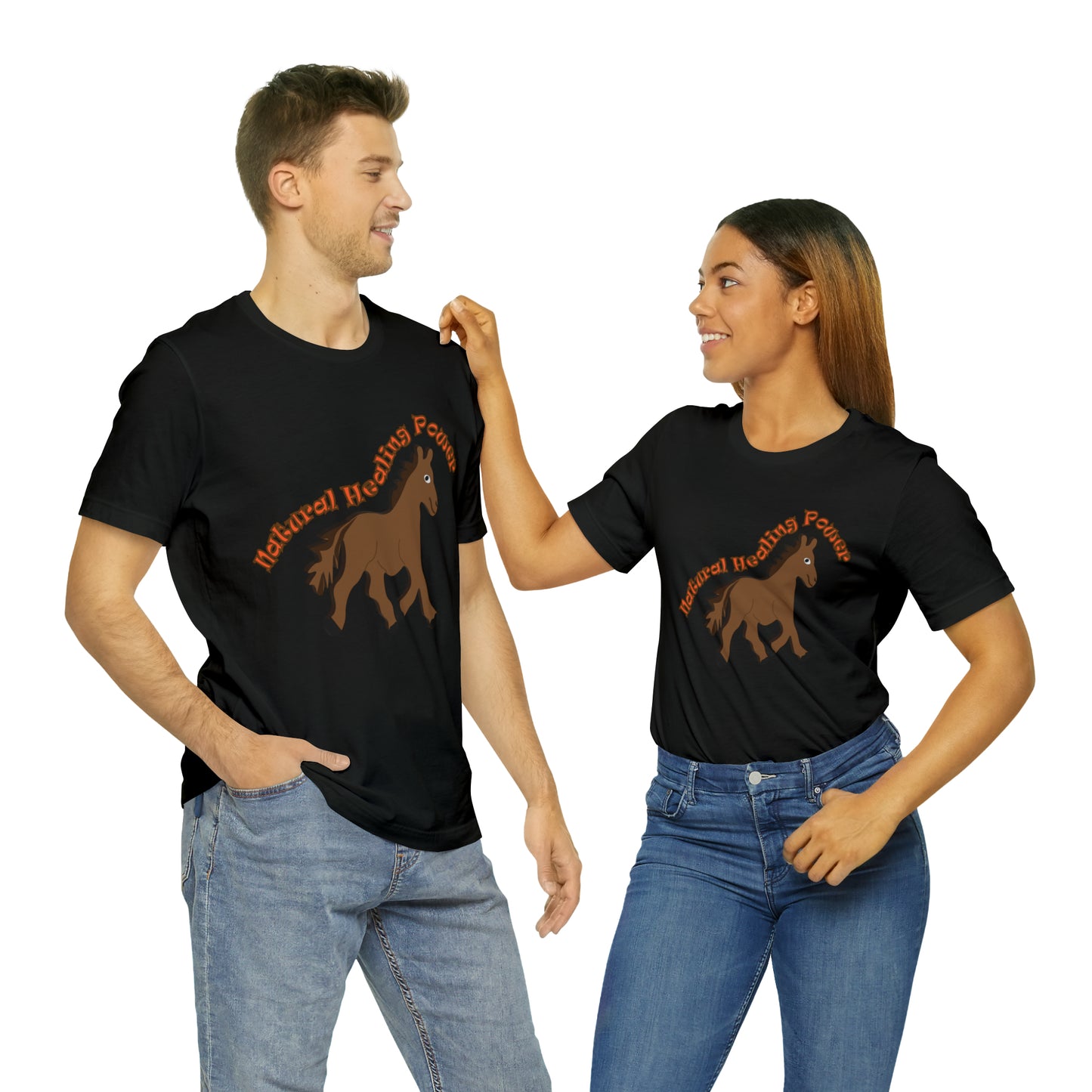 Unisex Jersey Short Sleeve- Horse Healing Power