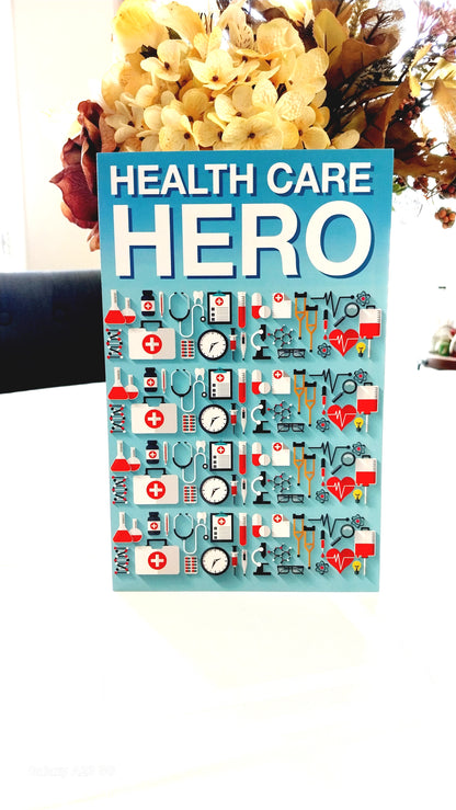 Thank you to healthcare hero greeting card